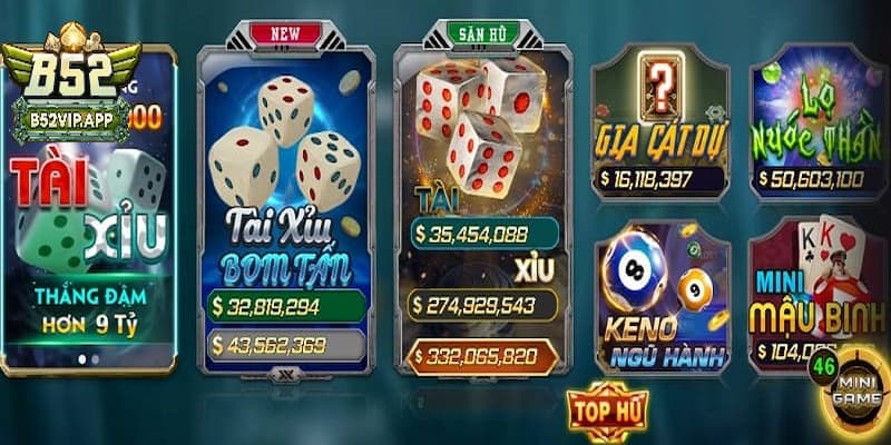 Tổng hợp kho game hấp dẫn hàng đầu tại B52Club